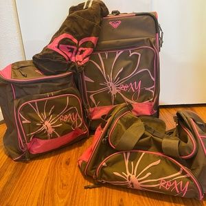 Vintage Roxy Luggage Set